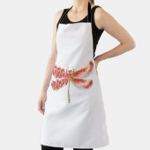 フラワードラゴンフライ(ジュエリー桜) エプロン (インサイチュ)