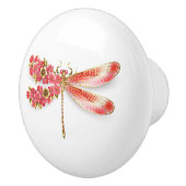 フラワードラゴンフライ(ジュエリー桜) セラミックノブ (右)