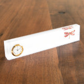 フラワードラゴンフライ(ジュエリー桜) デスクネームプレート (側面)