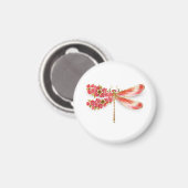 フラワードラゴンフライ(ジュエリー桜) マグネット (正面/裏面)