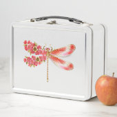 フラワードラゴンフライ(ジュエリー桜) メタルランチボックス (インサイチュ)