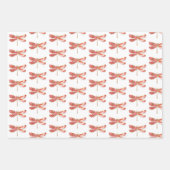 フラワードラゴンフライ(ジュエリー桜) ラッピングペーパーシート (正面3)