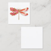 フラワードラゴンフライ(ジュエリー桜) 割引カード (正面/裏面)