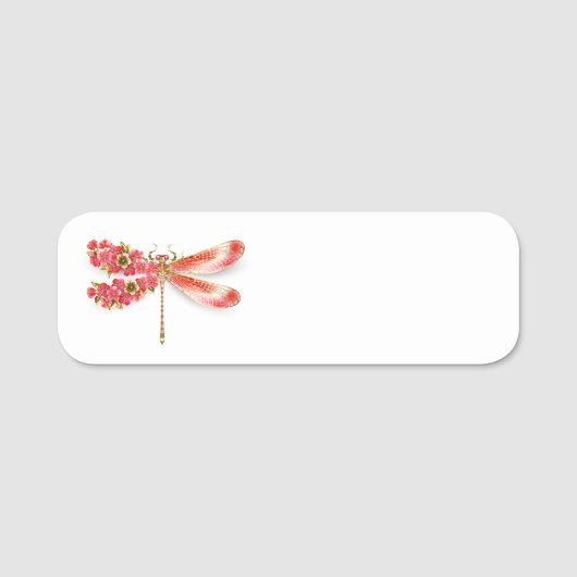 フラワードラゴンフライ(ジュエリー桜) 名札 (正面)