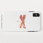 フラワードラゴンフライ(ジュエリー桜) Case-Mate iPhoneケース (裏面(横))