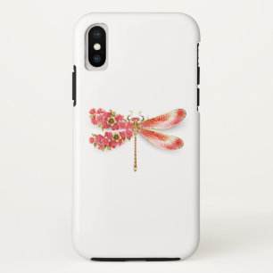 フラワードラゴンフライ(ジュエリー桜) iPhone XSケース