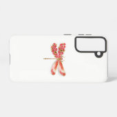 フラワードラゴンフライ(ジュエリー桜) SAMSUNG GALAXYケース (裏面横)