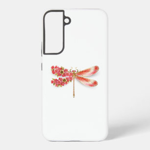 フラワードラゴンフライ(ジュエリー桜) SAMSUNG GALAXY S22+ケース