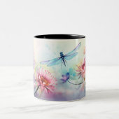 フラワードラゴンフライ ツートーンマグカップ (中央)