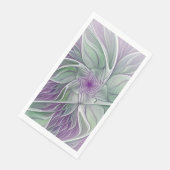 フラワードリーム、抽象芸術紫グリーンフラクタルアート (コーナー)