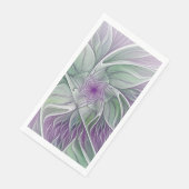 フラワードリーム、抽象芸術紫グリーンフラクタルアート (コーナー)