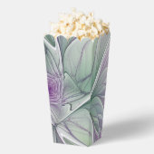 フラワードリーム、抽象芸術紫グリーンフラクタルアート フェイバーボックス (はじけた状態)