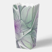 フラワードリーム、抽象芸術紫グリーンフラクタルアート フェイバーボックス (正面)