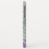 フラワードリーム、抽象芸術紫グリーンフラクタルアート Case-Mate iPhoneケース (裏面/左)