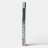 フラワードリーム、抽象芸術紫グリーンフラクタルアート Case-Mate iPhoneケース (裏面 / 左)
