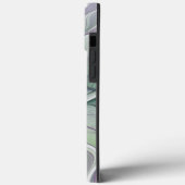 フラワードリーム、抽象芸術紫グリーンフラクタルアート Case-Mate iPhoneケース (裏面 / 左)