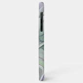 フラワードリーム、抽象芸術紫グリーンフラクタルアート Case-Mate iPhoneケース (裏面/左)