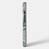 フラワードリーム、抽象芸術紫グリーンフラクタルアート Case-Mate iPhoneケース (裏面 / 左)