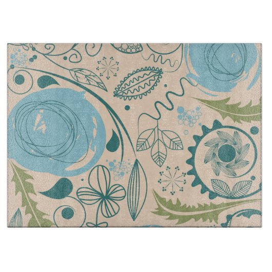 フラワードードル カッティングボード (正面)