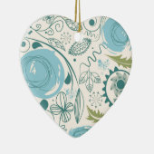 フラワードードル セラミックオーナメント (右)