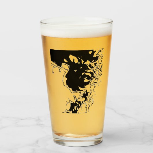 フラワードードル タンブラーグラス (ドリンク正面)