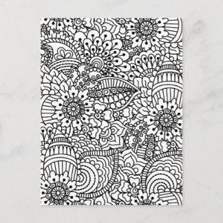 フラワードードル ポストカード