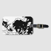 フラワードードル ラゲッジタグ (正面横)