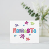 フラワーナマステヨガギア ポストカード (スタンド正面)