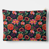 フラワーノワール アクセサリーポーチ (裏面)