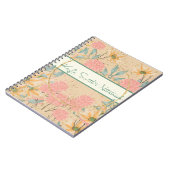 フラワーノート ノートブック (左側)