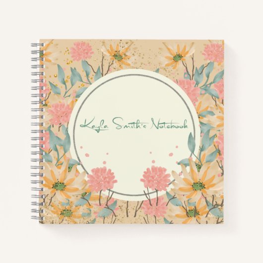 フラワーノート ノートブック (正面)