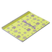 フラワーノート ノートブック (左側)