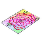 フラワーノート ノートブック (左側)