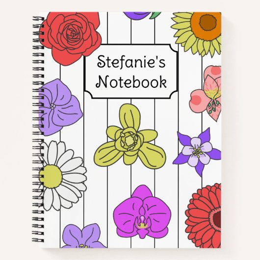 フラワーノート ノートブック (正面)