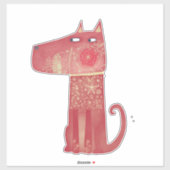 フラワーハウンドッグ シール (シート)