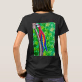 フラワーハチドリウエーブ Tシャツ (裏面)