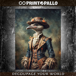 フラワーハットビクトリアン付き折衷的なミレディオストリッチ 薄葉紙