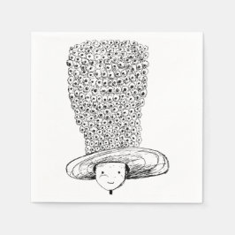 フラワーハット スタンダードカクテルナプキン