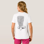 フラワーハット Tシャツ (裏面フル)