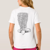 フラワーハット Tシャツ (裏面)