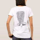 フラワーハット Tシャツ (裏面)