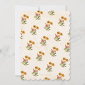 フラワーハニービーウェディングの招待状 招待状 (裏面)