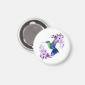 フラワーハミングバードマグネット マグネット (正面/裏面)