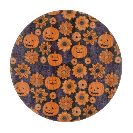 フラワーハロウィン カッティングボード