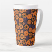 フラワーハロウィン カフェラテマグ (右アングル)