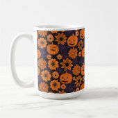フラワーハロウィン コーヒーマグカップ (左)