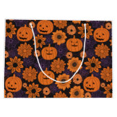 フラワーハロウィン ラージペーパーバッグ (裏面)