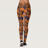 フラワーハロウィン レギンス (裏面)
