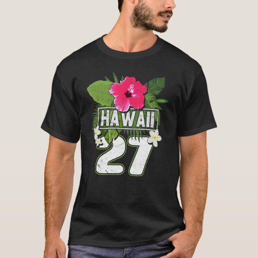 フラワーハワイ27 バケーション Tシャツ (正面)