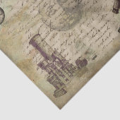 フラワーバタフライデクページヴィンテージスチームパンク 薄葉紙 (詳細)